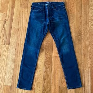 Hollister men’s skinny epic flex blue jeans, size 29 waist and 32 length